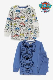 Patrulla Canina blanco/azul - Pack de 2 pijamas abrigados (12 meses-8 años) (993768) | 32 € - 40 €