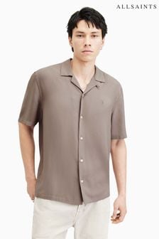 AllSaints Brown Venice Shirt (994764) | 440 QAR