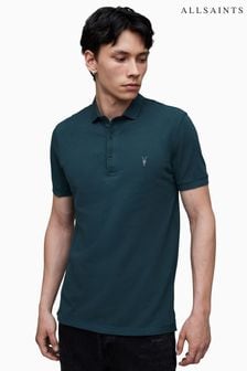 AllSaints Blue Reform Polo Shirt (994794) | SGD 126