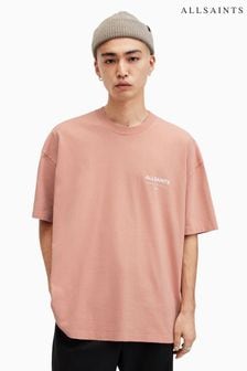 AllSaints Pink Underground Crew T-Shirt (995064) | €79
