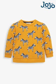 JoJo Maman Bébé Kids' Zebra Print Sweatshirt