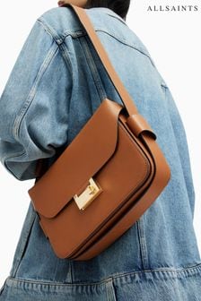 AllSaints Brown Etienne Shoulder Bag (995234) | OMR118