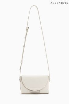 AllSaints White Cross-Body Francine Bag (995298) | $221