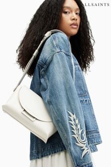 AllSaints White Celeste Cross-Body Bag (995367) | $285