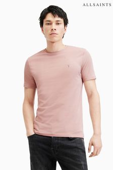 AllSaints Pink Brace Crew T-Shirt (995400) | 173 QAR