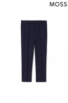 MOSS Boys Blue Check Trousers (995658) | HK$329