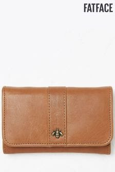 FatFace Brown Bee Trim Leather Purse (995907) | $51