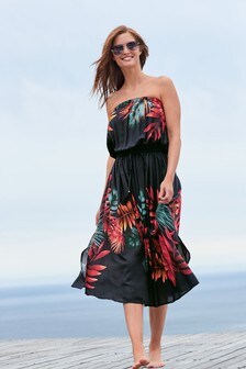 Robe bandeau mi-longue