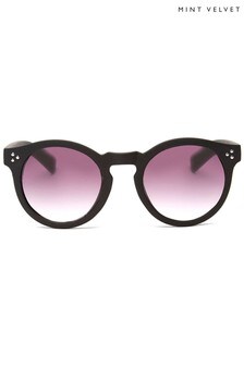 Mint Velvet Kos Black Studded Sunglasses (996181) | ₪ 275