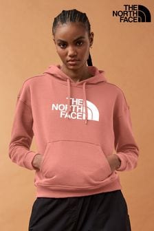 Rouge - Sweat à capuche The North Face Drew Peak femme à enfiler (996233) | €82