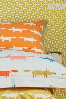 Scion Orange Little Mr Fox Birthday Cushion (996270) | €54
