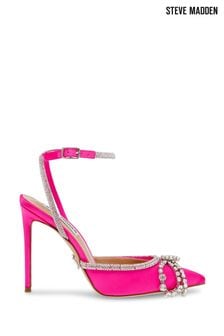 Pink - Steve Madden Vibrantly Satin Heeled Shoes (996311) | kr2 560
