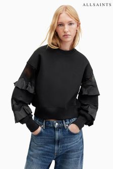 AllSaints Black Grace Sweater (996480) | 589 QAR