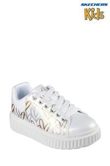 Skechers White Hi Ridge Trainers (997301) | $84