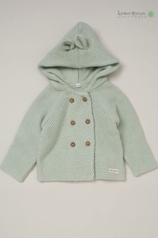 Green - Homegrown Cotton Knitted Button Cardigan (997533) | kr510