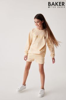 Baker by Ted Baker Stone Split Back Sweater And Shorts Set (998220) | AED203 - AED245