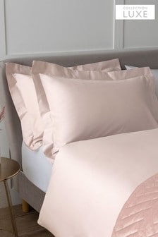 Set of 2 Blush Pink Collection Luxe 400 Thread Count 100% Egyptian Cotton Pillowcases (998881) | 23 € - 26 €