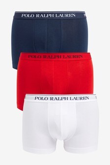 Polo Ralph Lauren® Stretch Cotton Trunks Three Pack (999118) | TRY 466