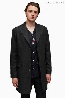 AllSaints Manfred Black Coat (999828) | 581 €