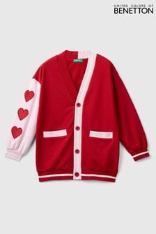 Benetton Pink Heart 100% Cotton Sleeve Jacket (999910) | kr519