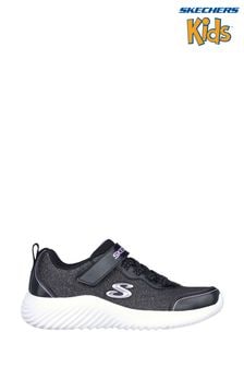 Skechers Black Bounder Groove Girls Trainers (999921) | 183 QAR