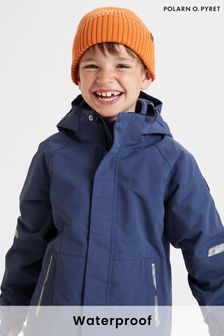 Manteau Polarn O Pyret avec extérieur imperméable bleu (9U3168) | €47