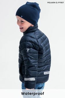 Polarn O Pyret Blue Quilted Water Resistant Jacket