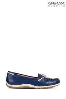 Geox Woman Vega Blue Moccasins (A00091) | $154