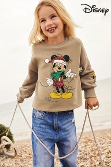 Beige Matching Family Kids Mickey Mouse Sweat Top (3-16yrs) (A00177) | 14 € - 18 €