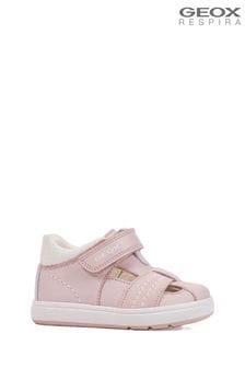 Geox Baby Girls Biglia White First Steps Shoes (A00220) | 67 €