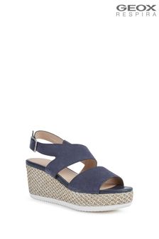 Geox Womens Lipari Blue Sandals (A00308) | $220