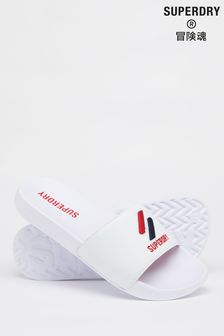 Superdry Core Pool White Sliders (A00691) | ₪ 93