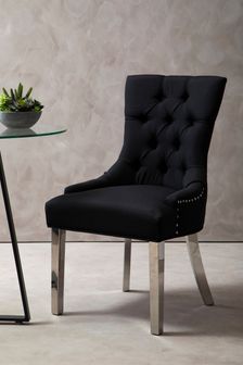 Fifty Five South Black Richmond Dining Chair (A00840) | €279