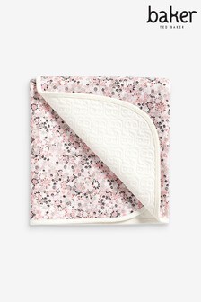 Baker by Ted Baker Pink Floral Blanket