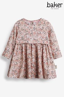 Baker by Ted Baker Pink Floral Jersey Dress (A02896) | €12.50 - €13
