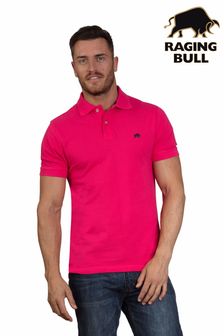 Rosa - Raging Bull Klassisches Polo-Shirt aus Bio-Material (A03197) | 76 €