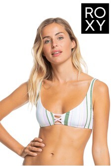 Haut de bikini Roxy Sea Waves réversible blanc