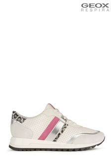 Białe damskie buty sportowe Geox Tabelya (A04744) | 755 zł