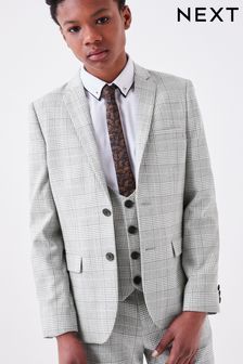 Grey Jacket Check Suit: Jacket (12mths-16yrs) (A04768) | DKK161 - DKK193