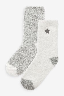 Cosy Bed Socks 2 Pack