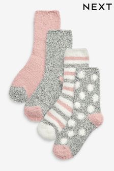 Cosy Bed Socks 4 Pack