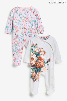 Laura Ashley Floral Sleepsuits 2 Pack
