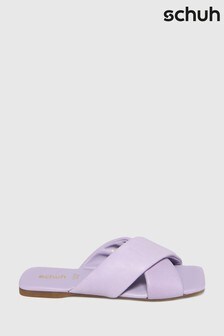 Schuh Tania Leather Cross Strap 	Lilac Purple Sandals (A07290) | 40 €