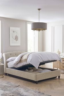 Soft Texture Light Natural Hartford Collection Luxe Upholstered Ottoman Storage Bed Frame (A07435) | €1,075 - €1,325