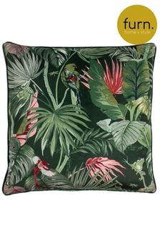 furn. Jade Green Amazon Creatures Tropical Polyester Filled Cushion (A07575) | ₪ 75