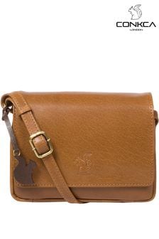 Conkca Marta Leather Cross-Body Bag (A07830) | 243 QAR