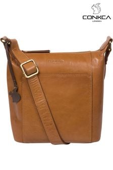 Conkca Yasmin Leather Cross-Body Bag (A07831) | LEI 352