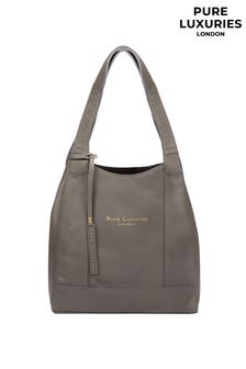 Grau - Pure Luxuries London Colette Handtasche aus Leder (A07898) | 79 €