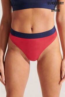 Czerwone majtki bikini Superdry Sport (A08764) | 140 zł