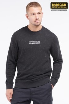 Barbour® International Sweatshirt mit Pins, schwarz (A08989) | 34 €